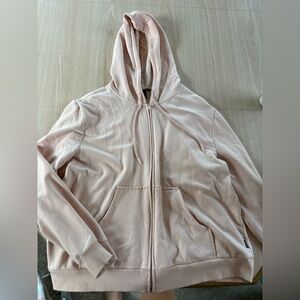 Eddie Bauer Blush Pink Zip-Up Hoodie